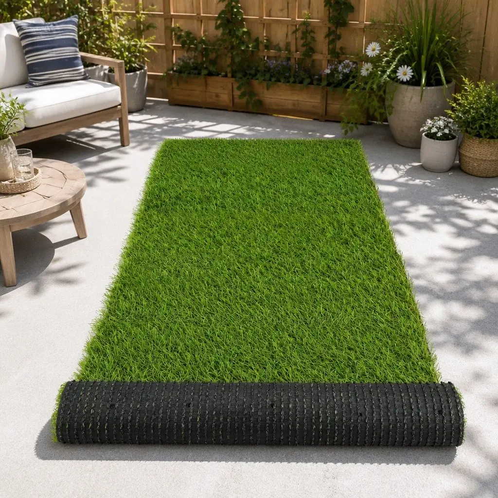 Artificial Grass Synthetic Turf 30mm Thick 2m x 5m Lawn Garden Landscape Fake