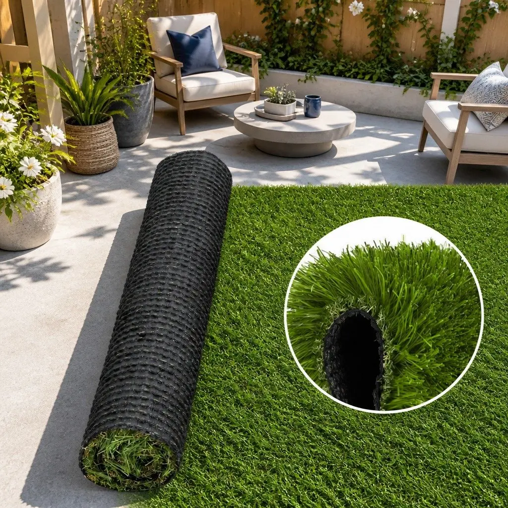 Artificial Grass Synthetic Turf 30mm Thick 2m x 5m Lawn Garden Landscape Fake