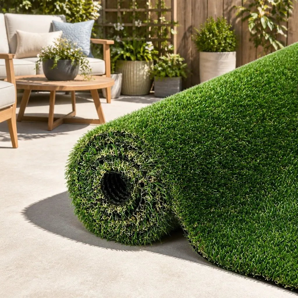 Artificial Grass Synthetic Turf 30mm Thick 2m x 5m Lawn Garden Landscape Fake