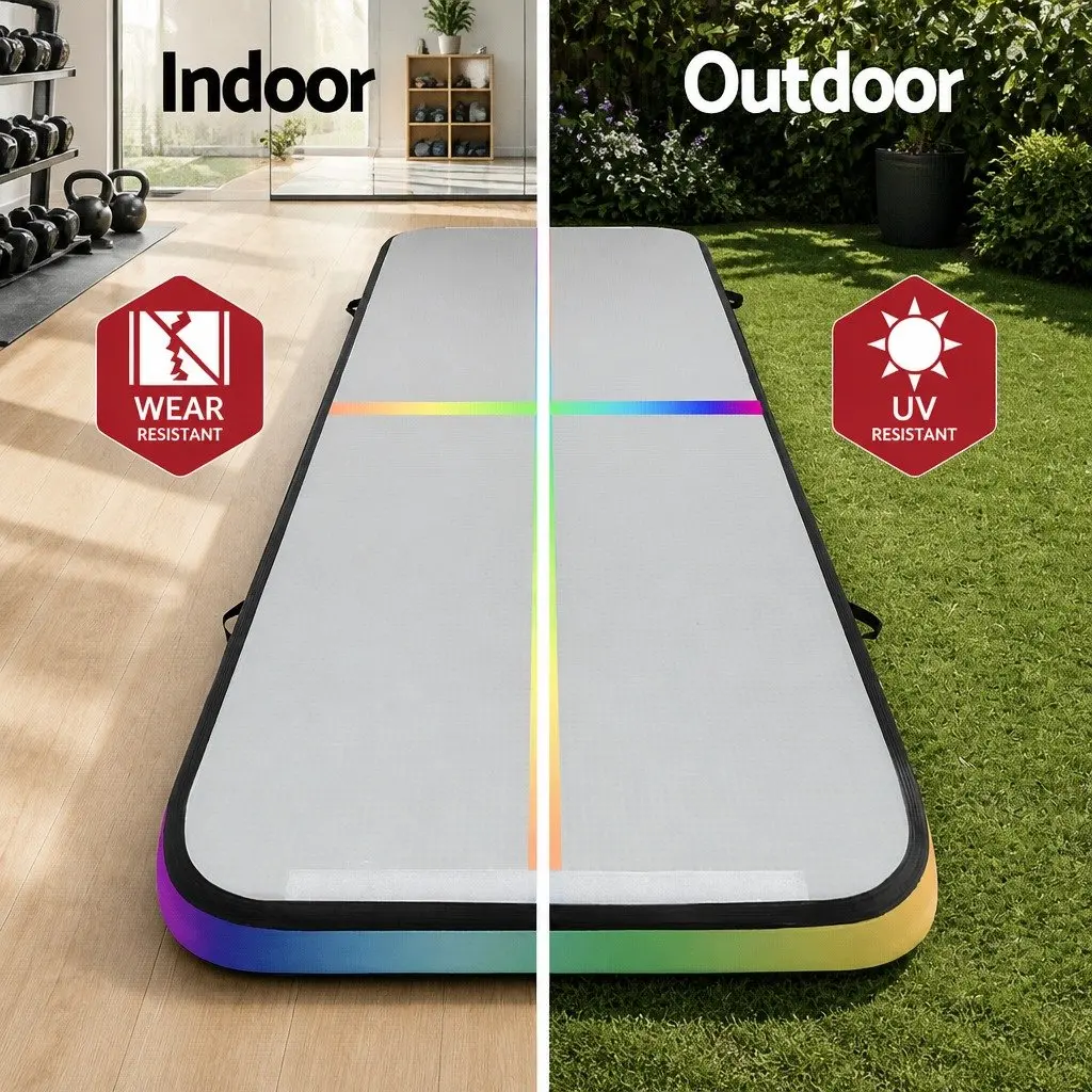 Air Track Inflatable Gymnastics Mat 3M Cushioned Landing Surface