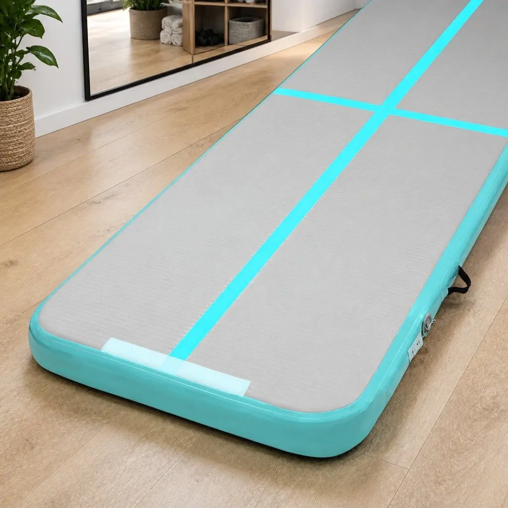Air Track Mat Inflatable Gymnastics Tumbling 3M x 1M Fitness Training