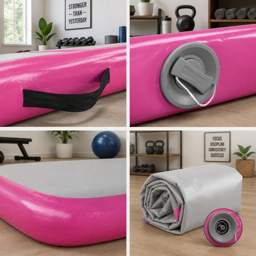Inflatable Air Track Mat for Exercise and Fun