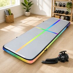 Air Track Gymnastics Mat 4M Inflatable Tumbling Exercise Pad with Electric Pump