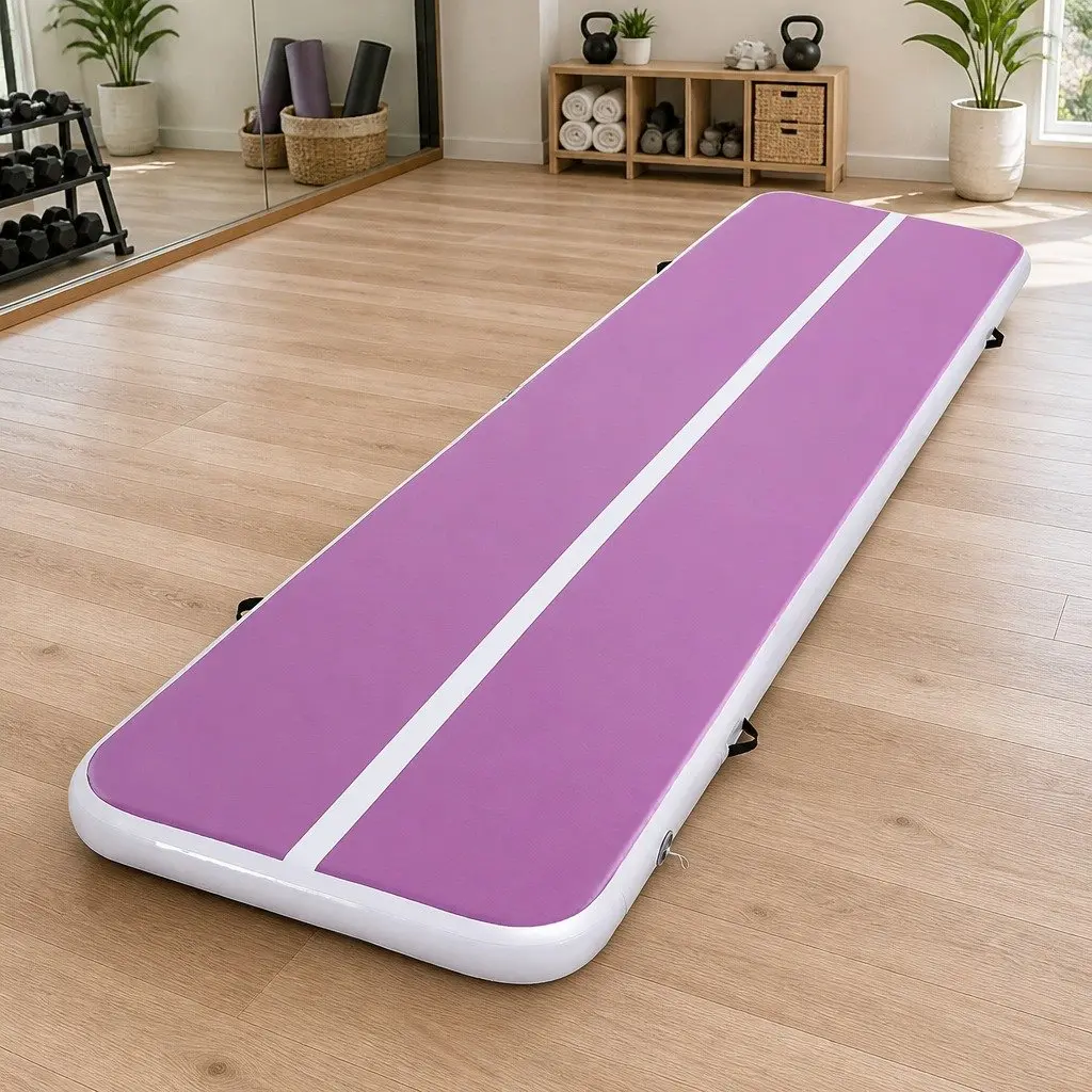Air Track Gymnastics Mat 4M Inflatable Tumbling Exercise Yoga Training