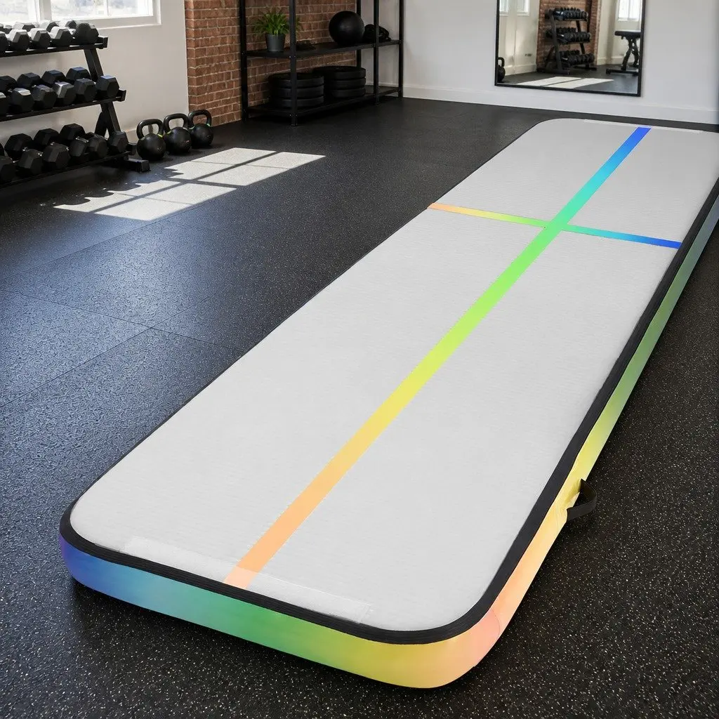 Air Track Inflatable Tumbling Mat 5M Cushioned Portable Anti-Slip Surface
