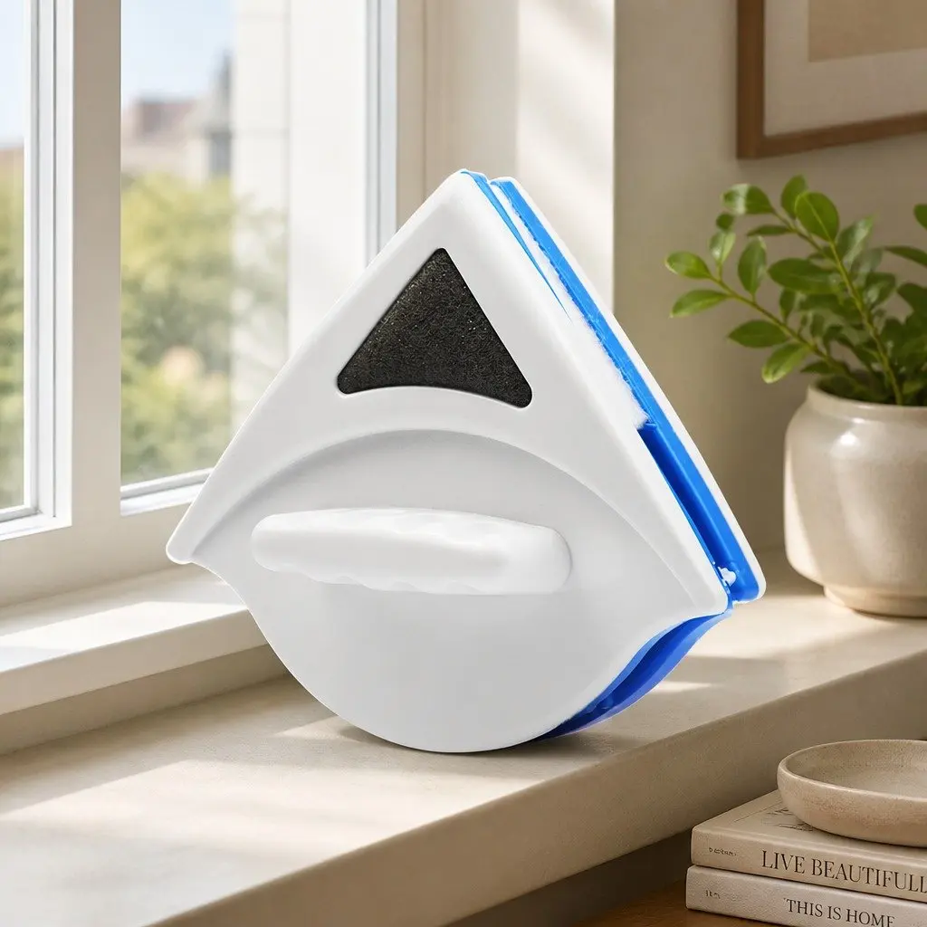 Magnetic Window Cleaner Double Sided 16cm for Glass Doors Shower Screens