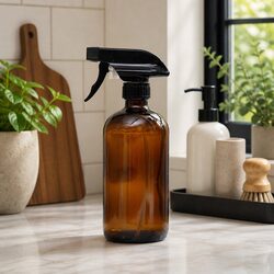 Friendly 6 Pack of 500ml Amber Glass Spray Bottles