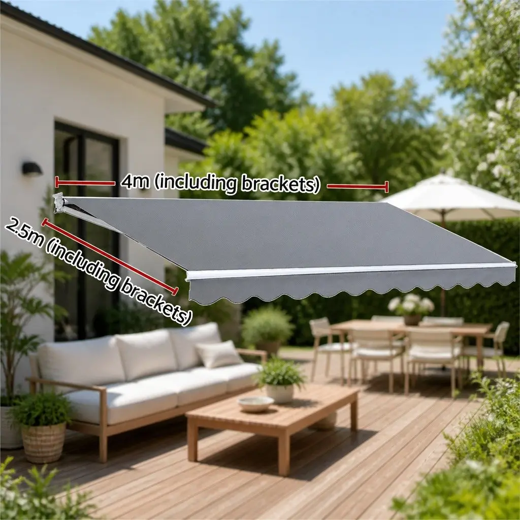 Folding Arm Awning for Outdoor Leisure