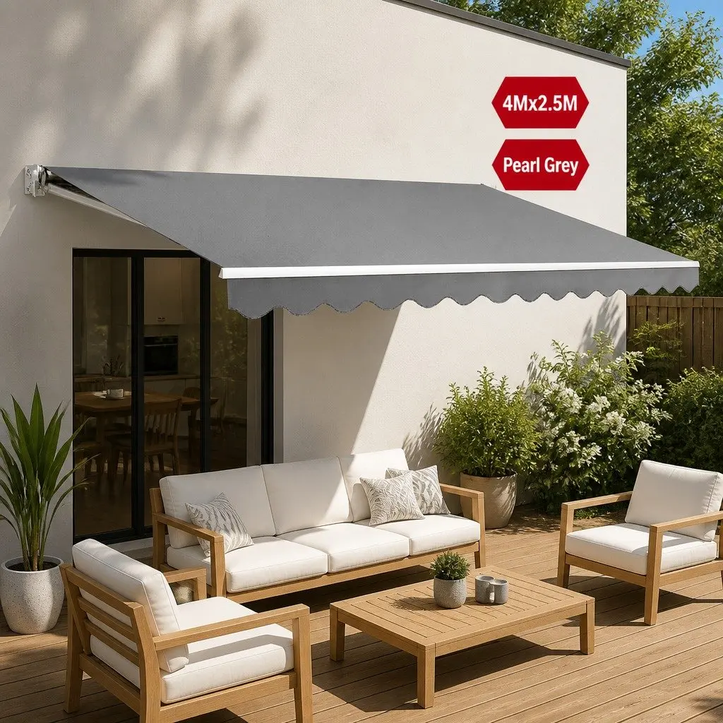 Folding Arm Awning for Outdoor Leisure