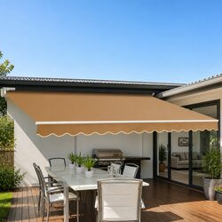 Your Perfect Outdoor Shade Solution: Folding Arm Awning 4M x 3M