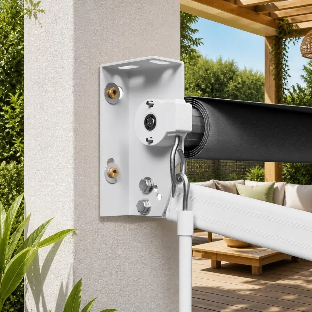 Motorised Retractable Folding Arm Awning UV Resistant 4M x 2.5M