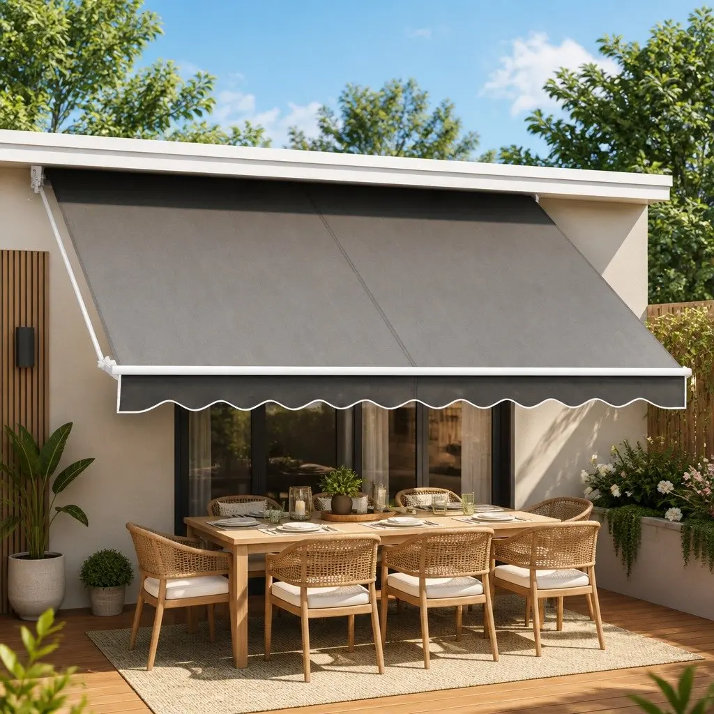 4m x 3m Retractable Awning for Outdoor Spaces
