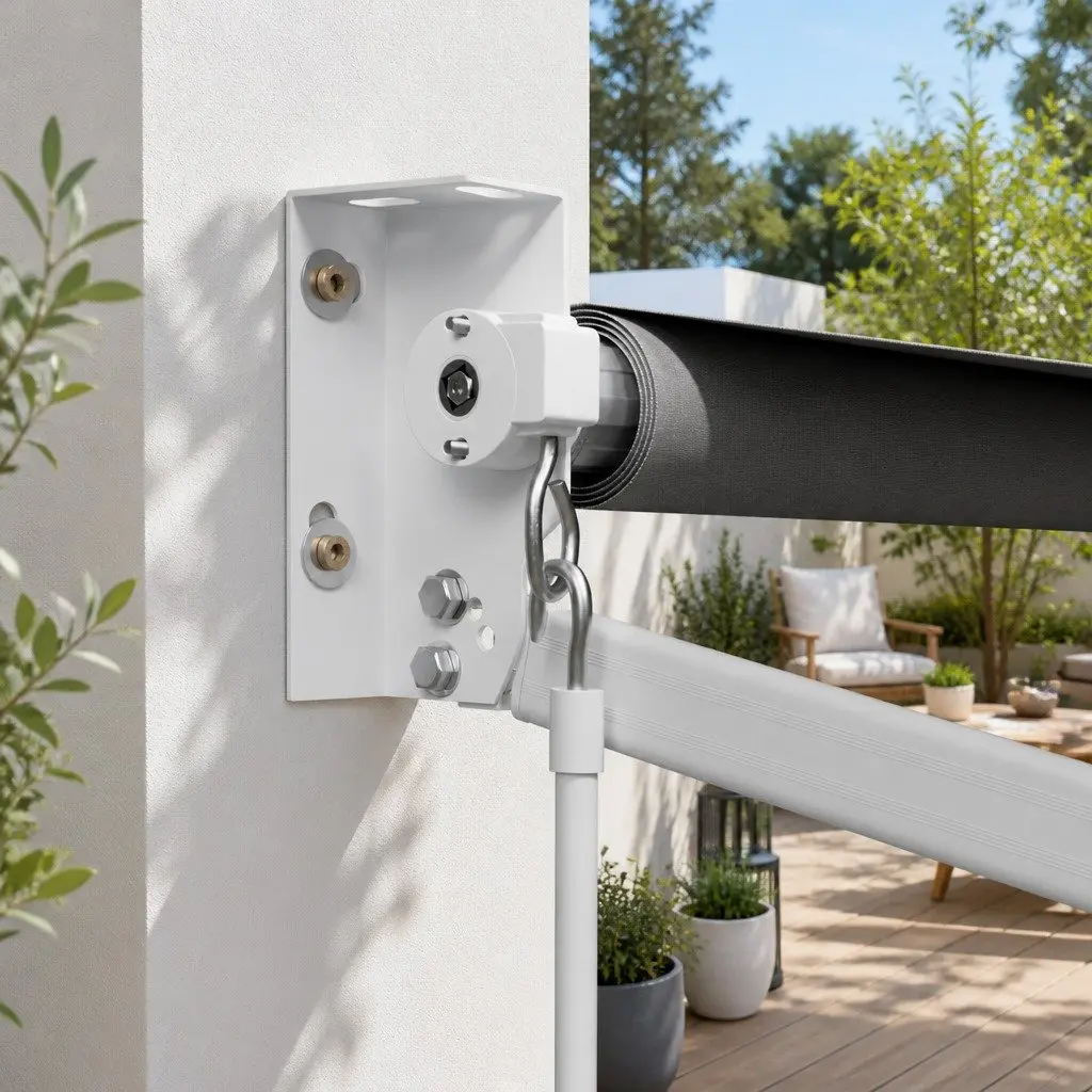 Motorised Retractable Folding Arm Awning UV Resistant Water Resistant 4.5M x 2.5M