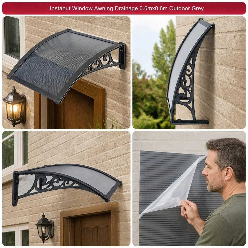 0.6mx0.6m Outdoor Awning
