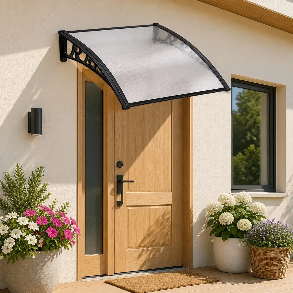Awning Transparent Panel UV Rain Resistant 1m x 1m DIY Installation