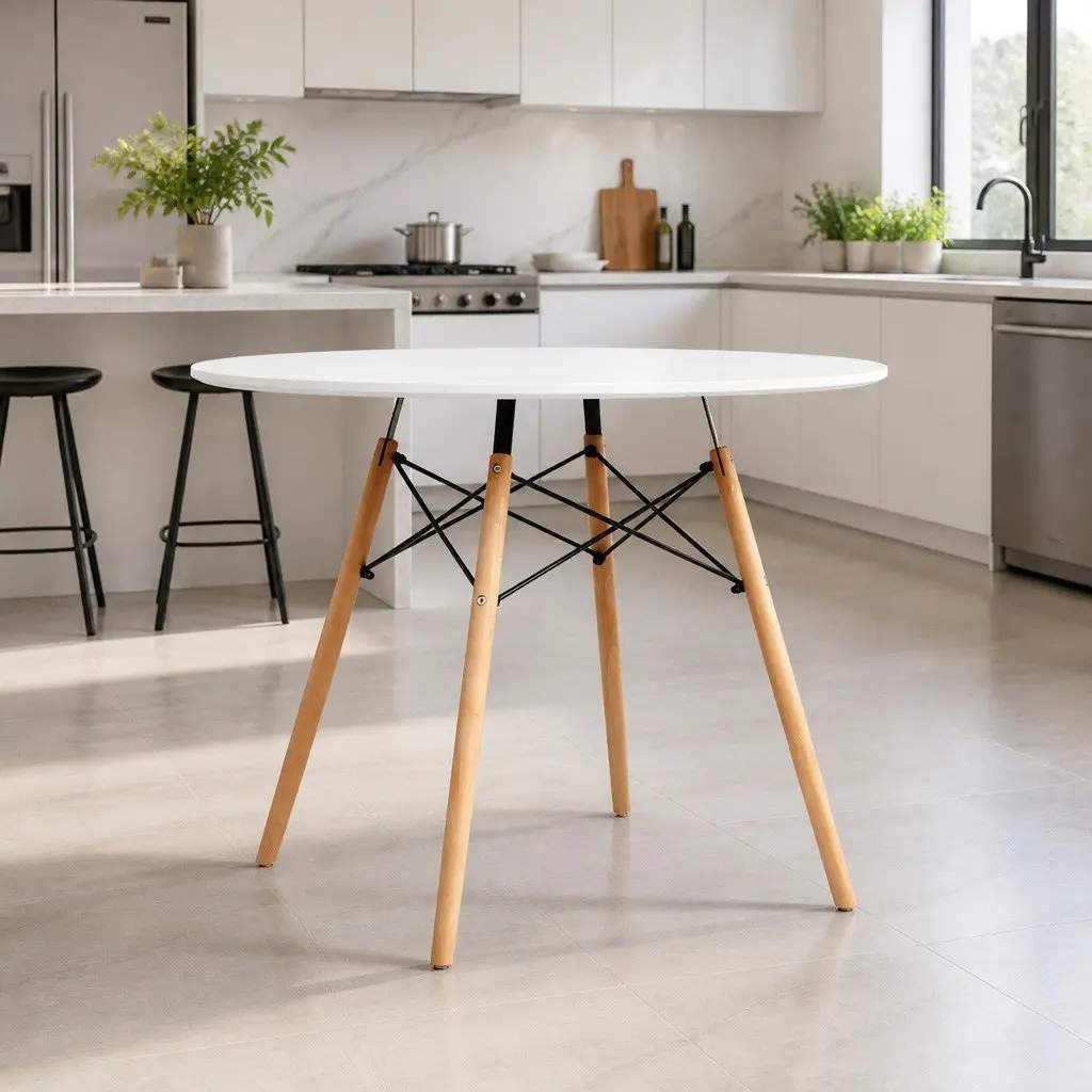 90cm Round Dining Table for Gatherings