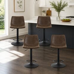 Get Comfortable with This Set of 4 Bar Stools