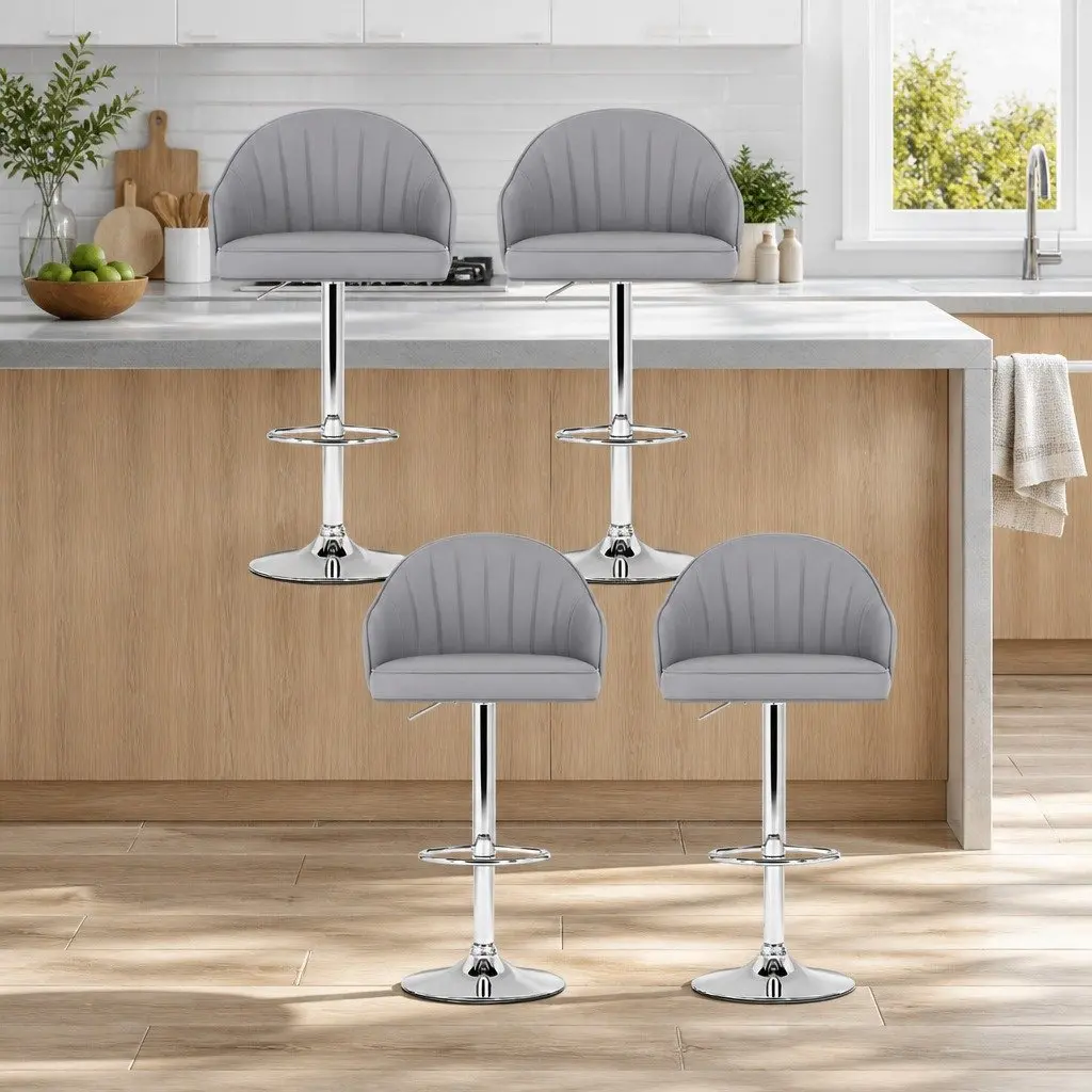Set of 4 Adjustable Bar Stools