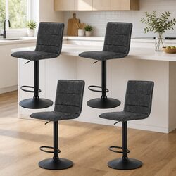 Your New Favorite Vintage Bar Stools in Grey