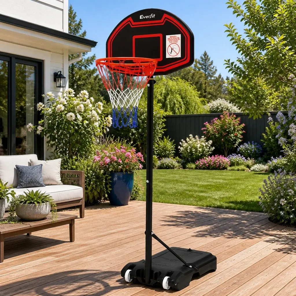Basketball Hoop Stand System Adjustable Portable 1.6M-2.1M