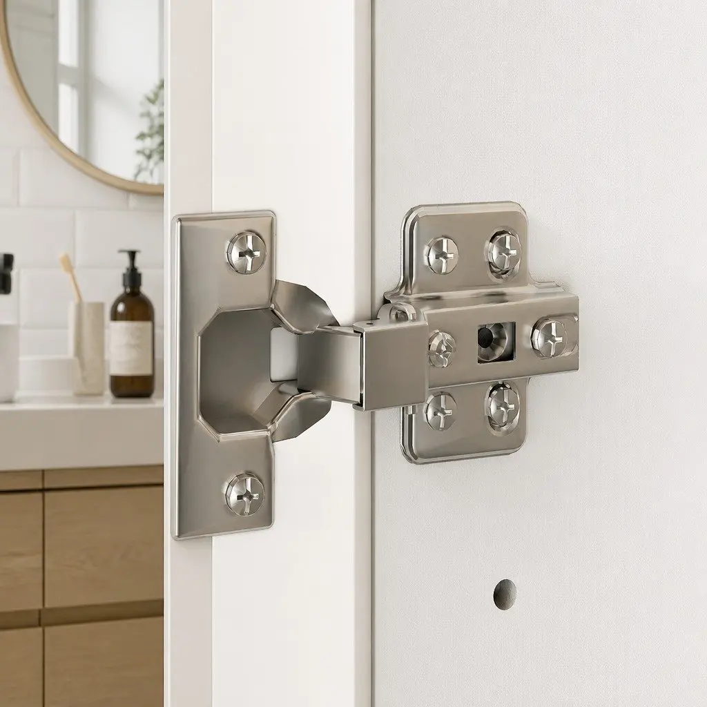 Bathroom Mirror Cabinet Wall-Mounted 75CM with 5X Magnifying Mirror Adjustable Shelves