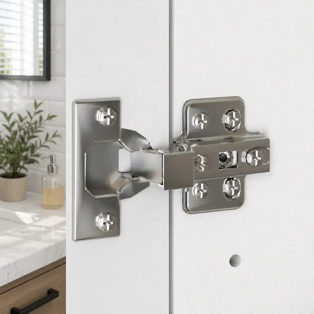Bathroom Mirror Cabinet Wall-Mounted 90CM with Magnifying Glass and Adjustable Shelves