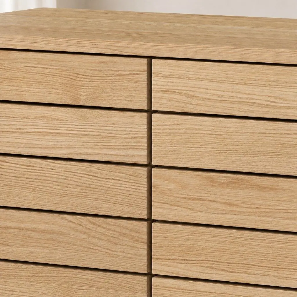 Floor Standing Bathroom Storage Cabinet Oak Organiser with Sliding Doors 60cm