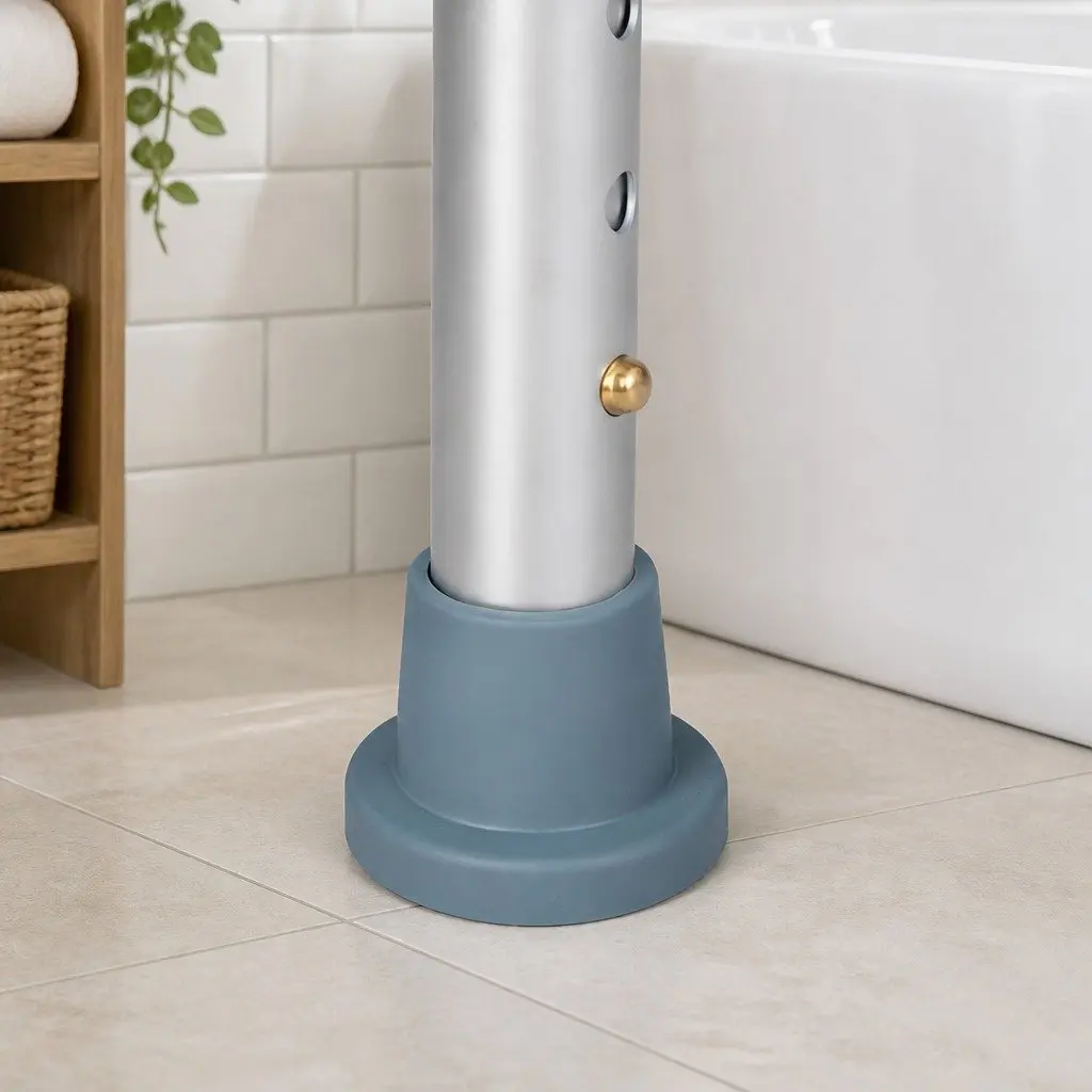 Adjustable Shower Chair Non Slip Safety Bath Stool Height 35-53cm