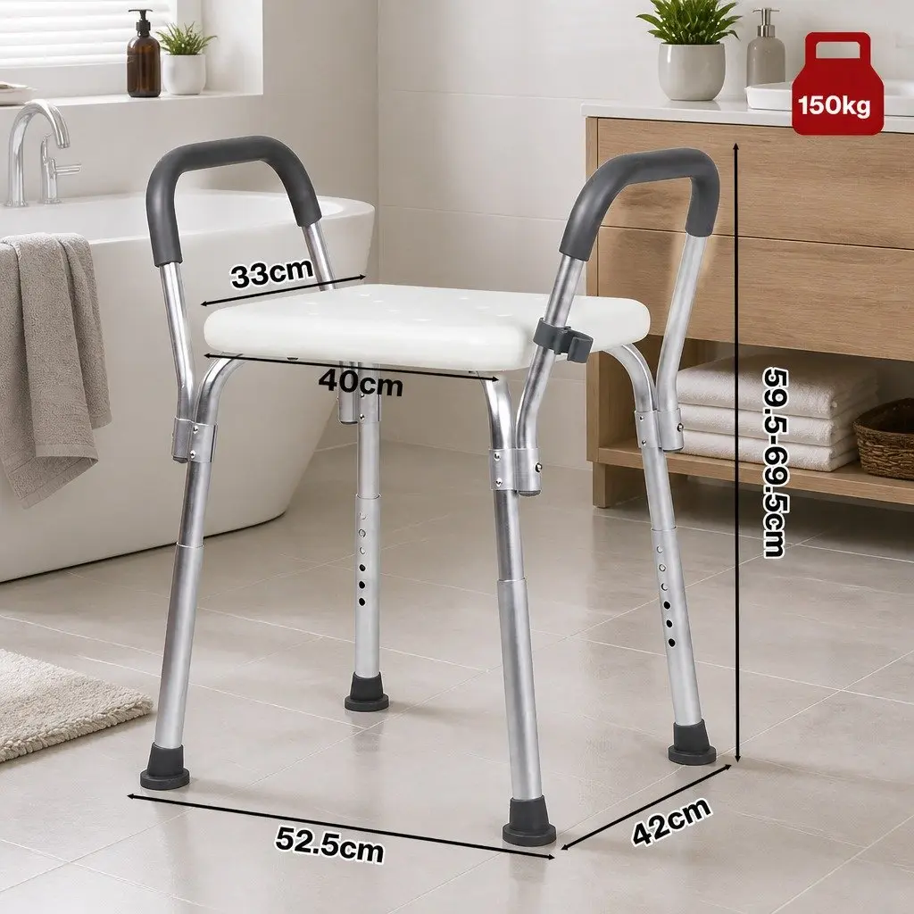 Adjustable Shower Chair for Safe Bathing