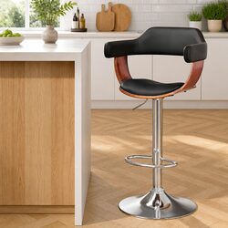Friendly Bar Stool with Gas Lift and Comfort Features