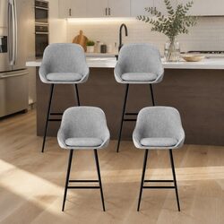 Your New Favourite Bar Stools Set of 4 in Grey