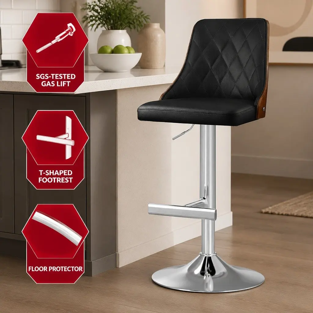 Bar Stools Set of 2 for Dining Spaces
