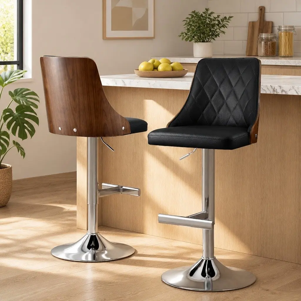 Bar Stools Set of 2 for Dining Spaces
