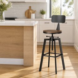 Friendly Bar Stool with Height Adjustment for Comfort