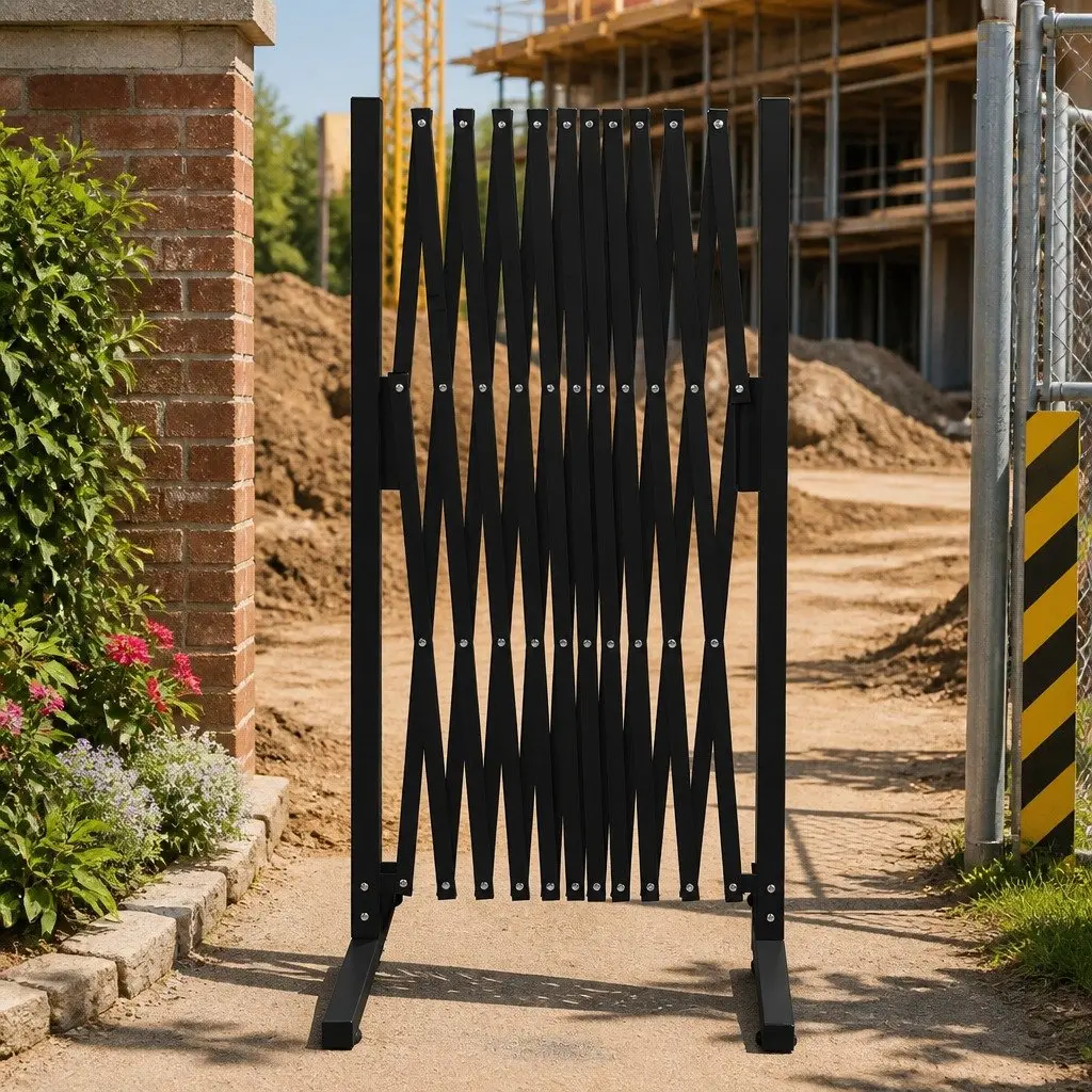 Expandable Safety Barrier Gate Aluminium Fence 46 to 330cm Portable