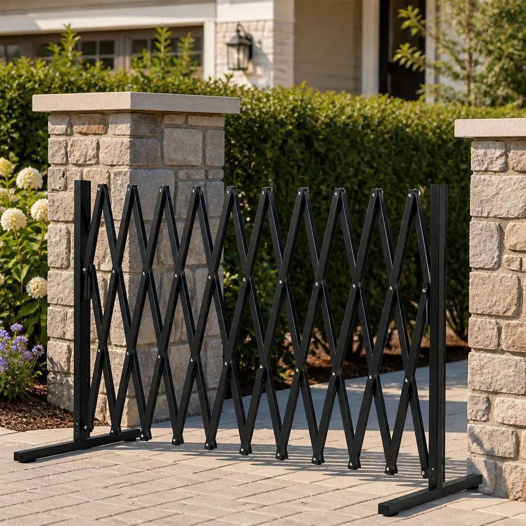 Expandable Safety Barrier Gate Aluminium Fence 46 to 330cm Portable
