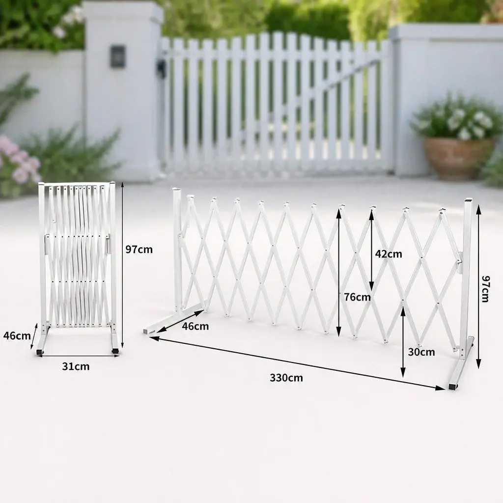 Expandable Barrier Gate for Safe Spaces