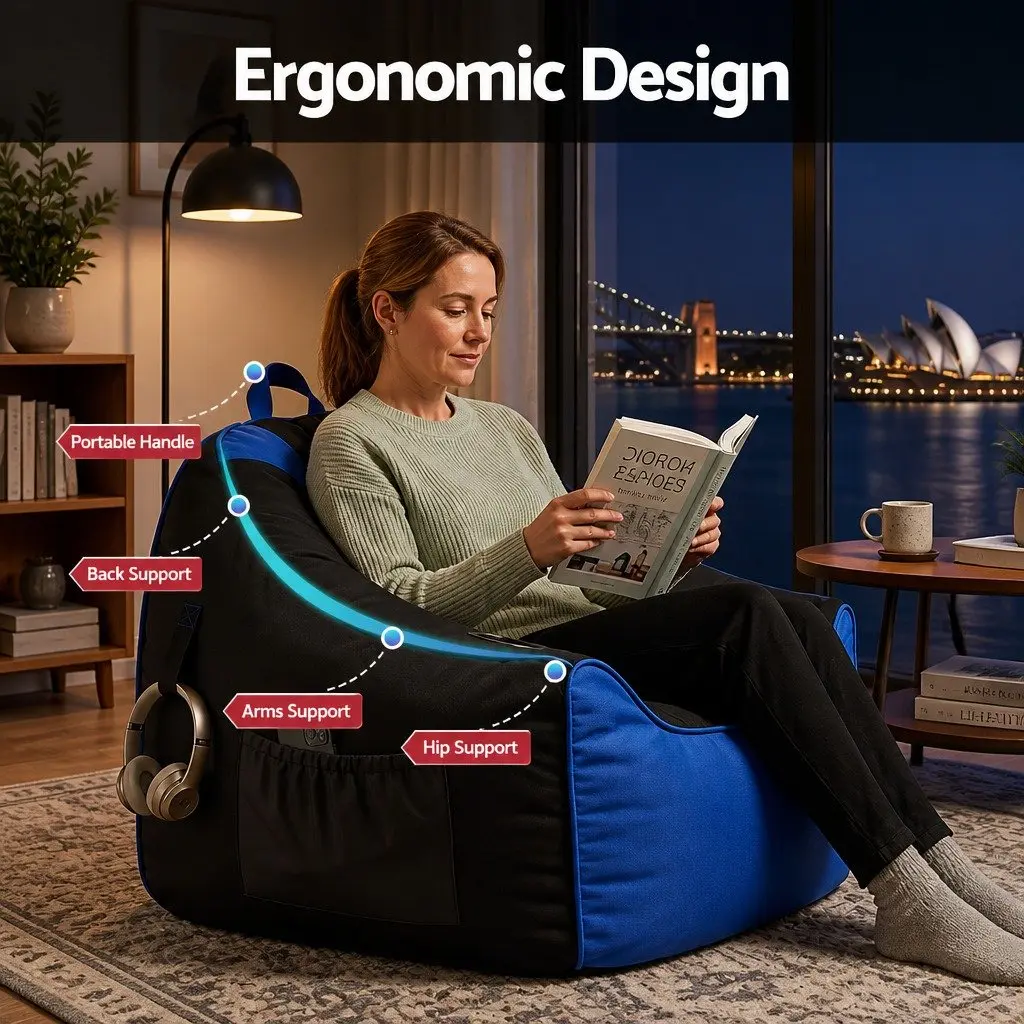Gaming Bean Bag Chair Cover for Leisure Time