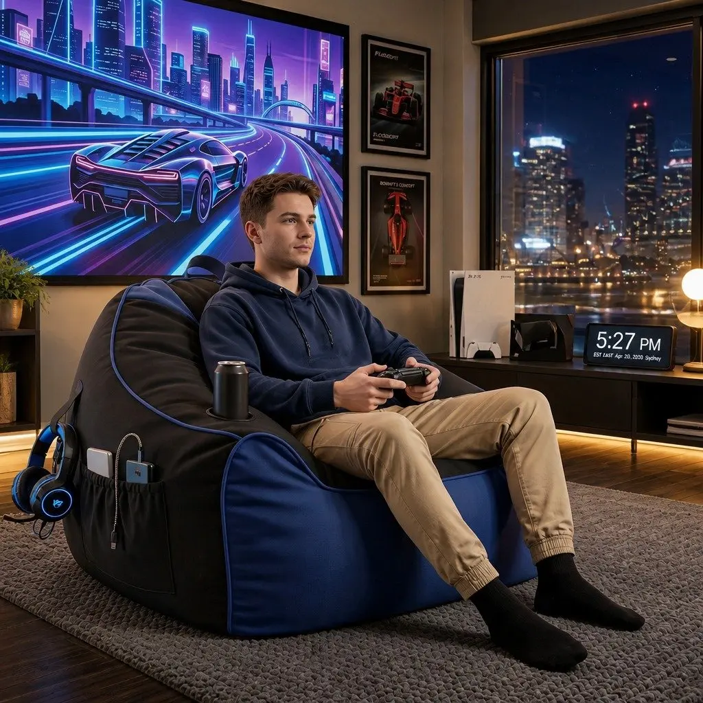 Gaming Bean Bag Chair Cover for Leisure Time