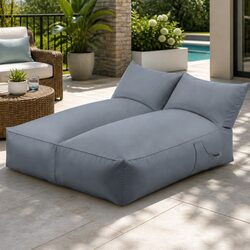 Friendly Bean Bag Chair Cover in Grey for Relaxing Times
