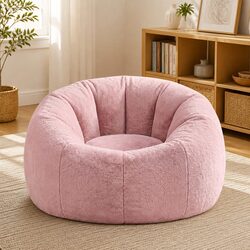 Your Ideal Large Round Faux Fur Bean Bag Chair Cover