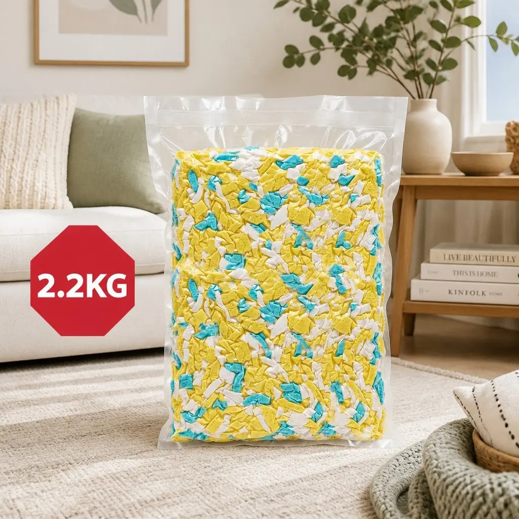 Bean Bag Filler Shredded Memory Foam High Density 5lbs