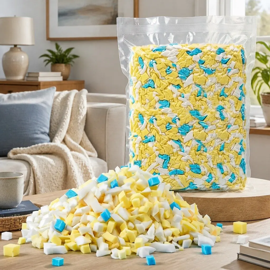 Bean Bag Filler Shredded Memory Foam High Density 5lbs