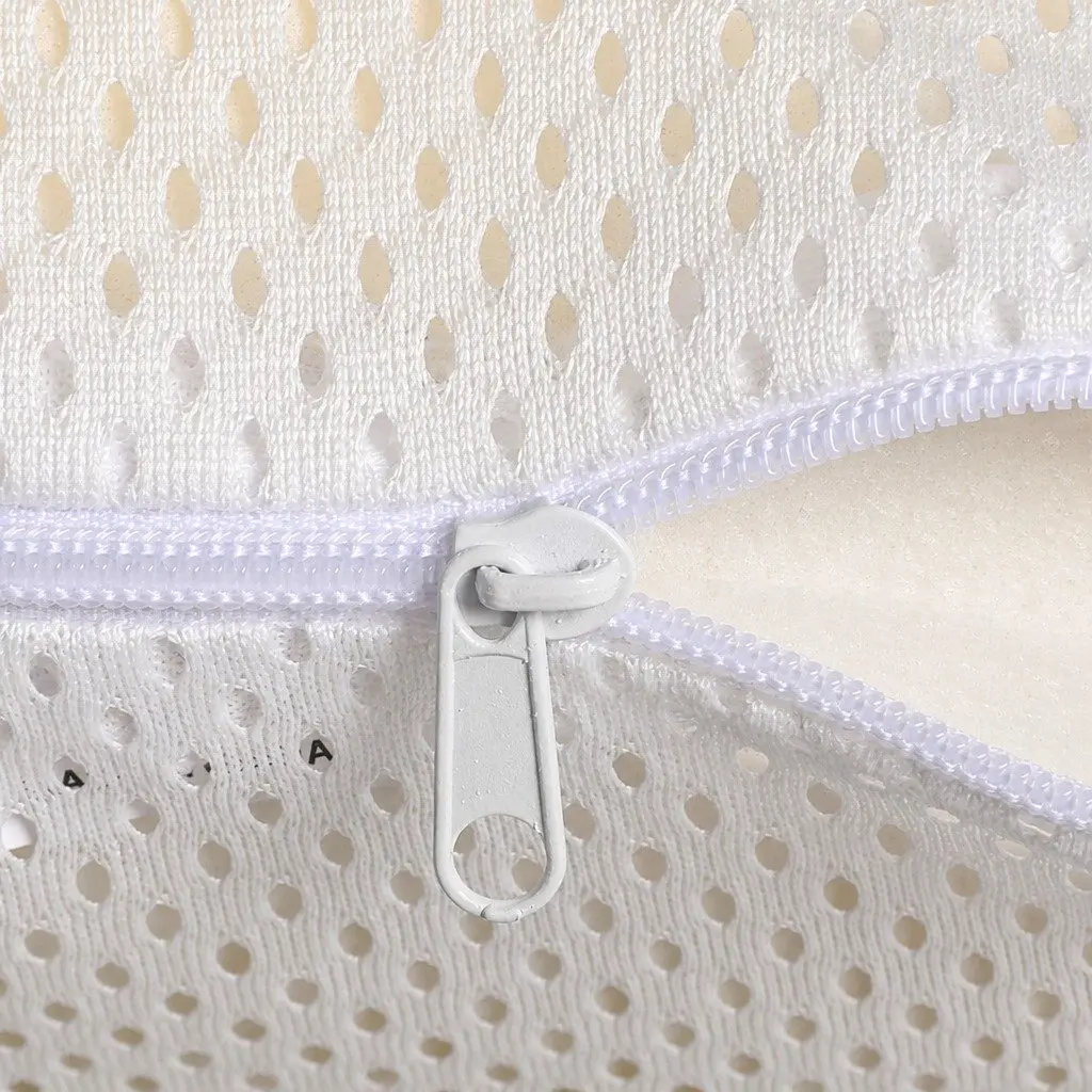 Natural Latex Pillows Removable Cover Cervical Neck Sleeping Pillow 60cm x 40cm x 10cm or 12cm