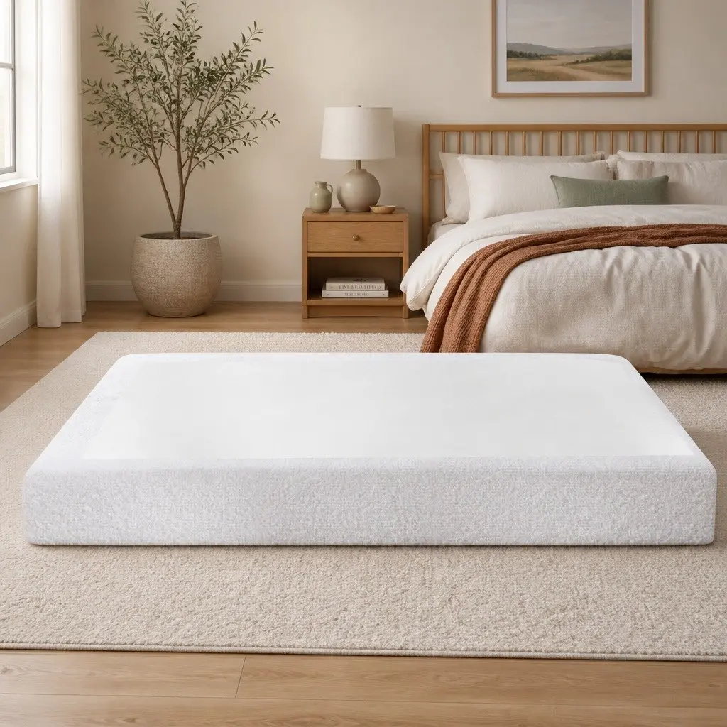 Compression Bed Frame High Density Sponge Double Size No Assembly Vacuum Packed