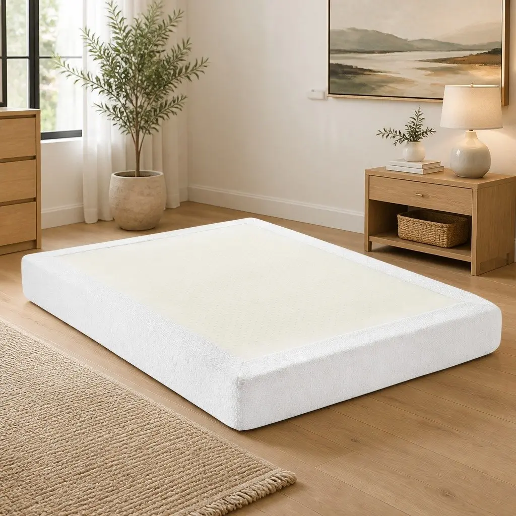 Compression Bed Frame High Density Sponge Double Size No Assembly Vacuum Packed