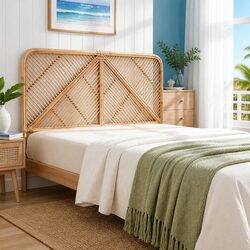 Your New Favorite Queen Rattan Bed Headboard