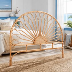 Your New Queen Bed Headboard: Rattan with Ease