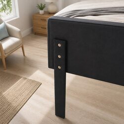 Friendly and Stylish King Velvet Headboard for You