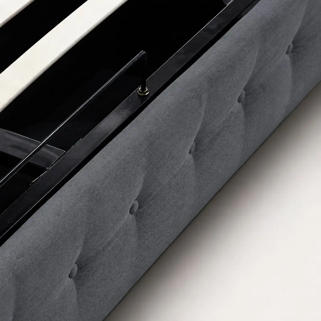 Double Gas Lift Storage Bed Frame
